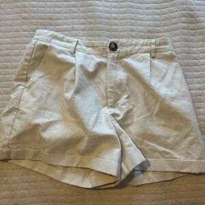 Beige Shorts